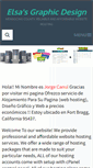 Mobile Screenshot of elsasgraphicdesign.com