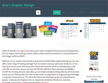 Tablet Screenshot of elsasgraphicdesign.com